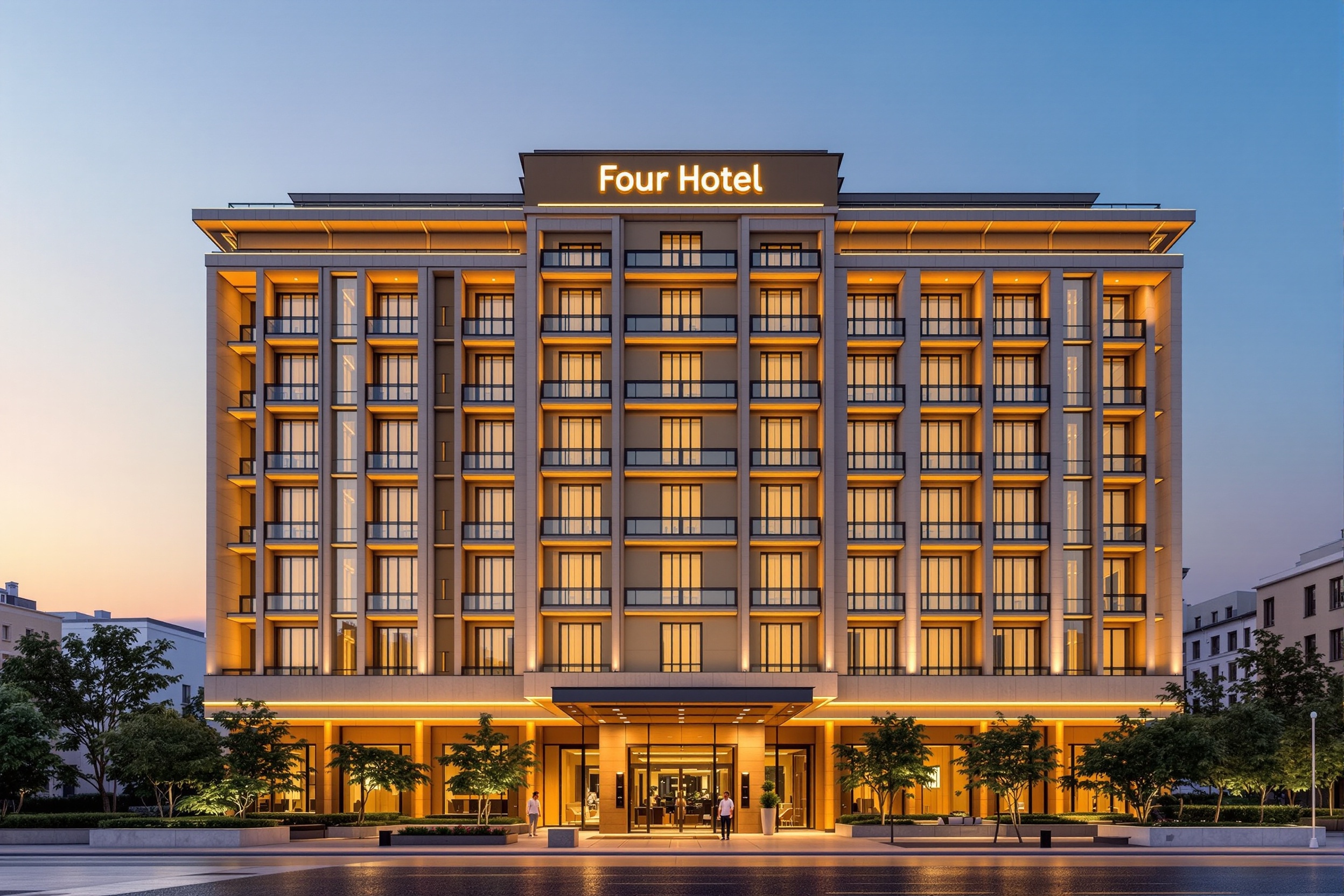 Caso real hotel - edificio hotel con diseño eficiente