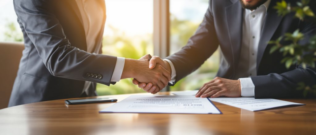 Firma de contrato PPA energética solar