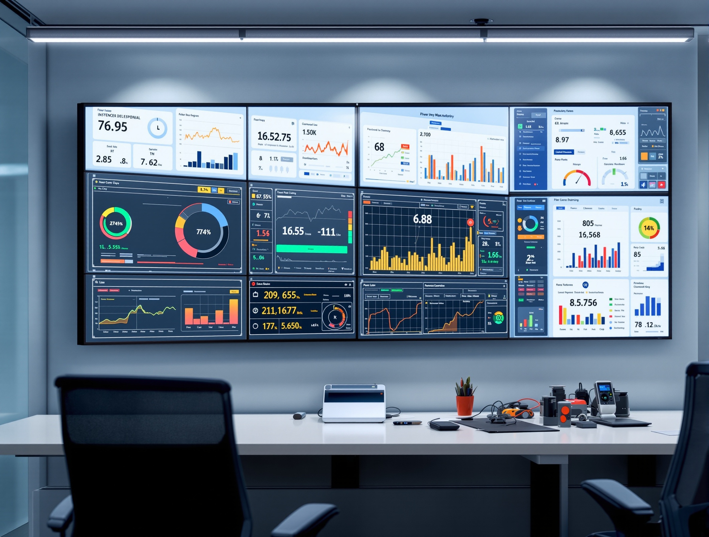 Supervisión energética telemedida dashboard